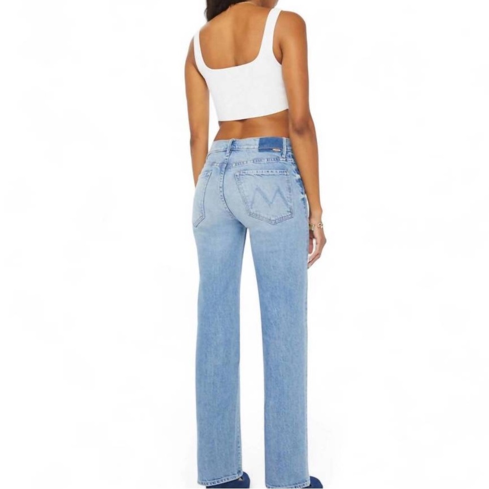 MOTHER Light Blue Straight Leg Jeans